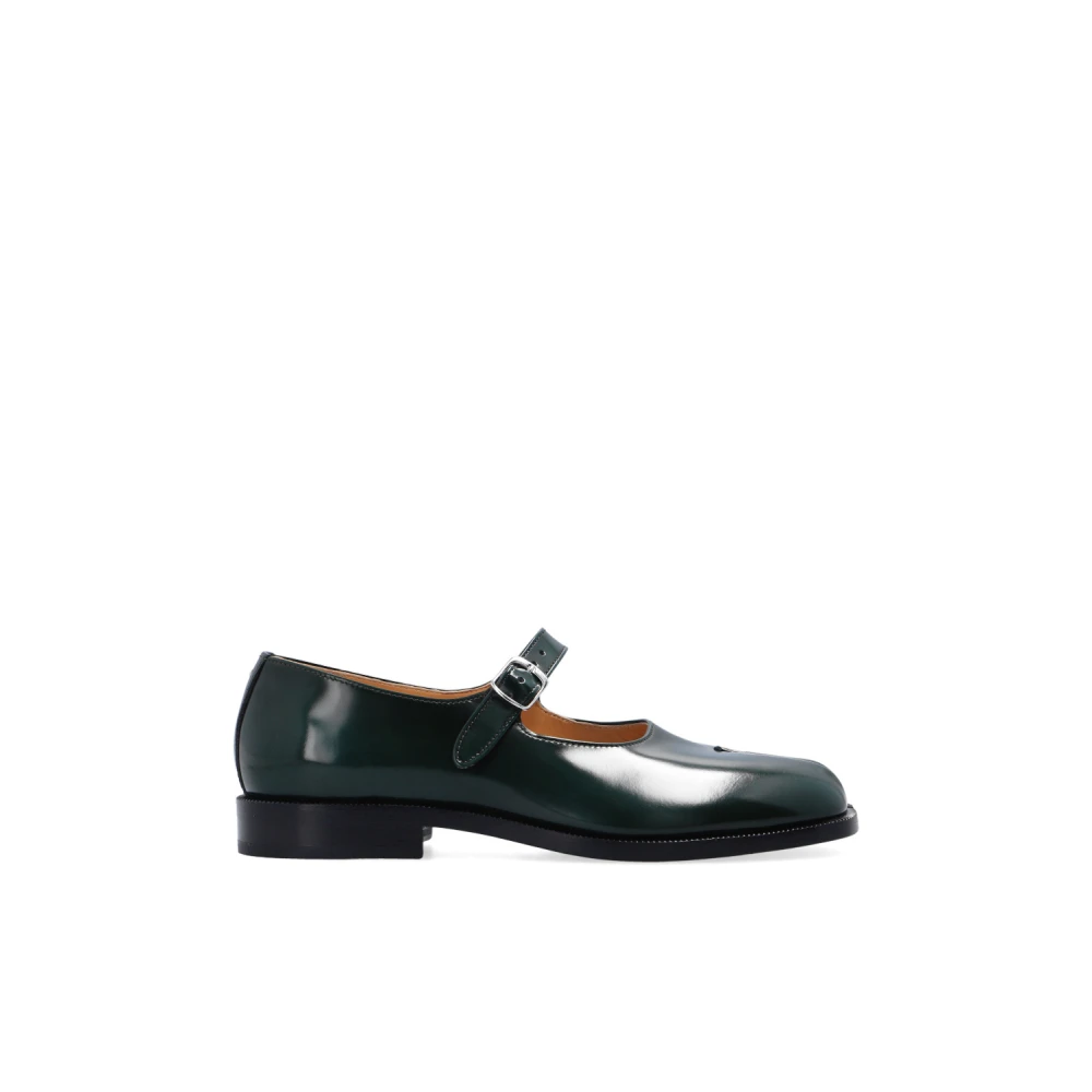 Maison Margiela Mary-Jane Tabi skor Green, Dam