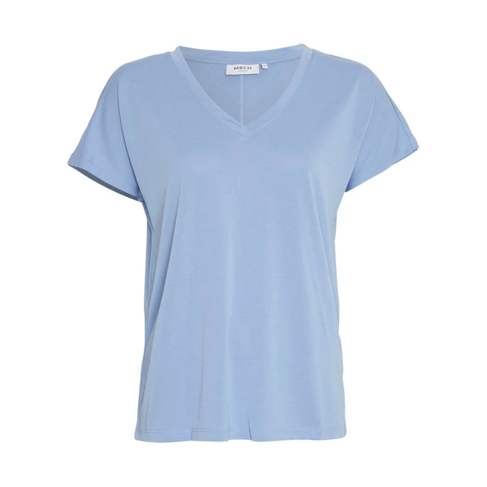 moss copenhagen T-shirt 18167 Fenya Blue Dames