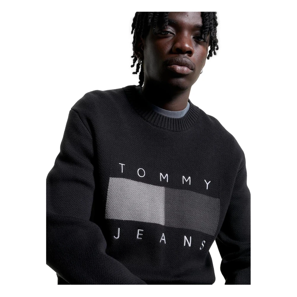 Tommy Jeans Wijde Heren Jersey Black Heren