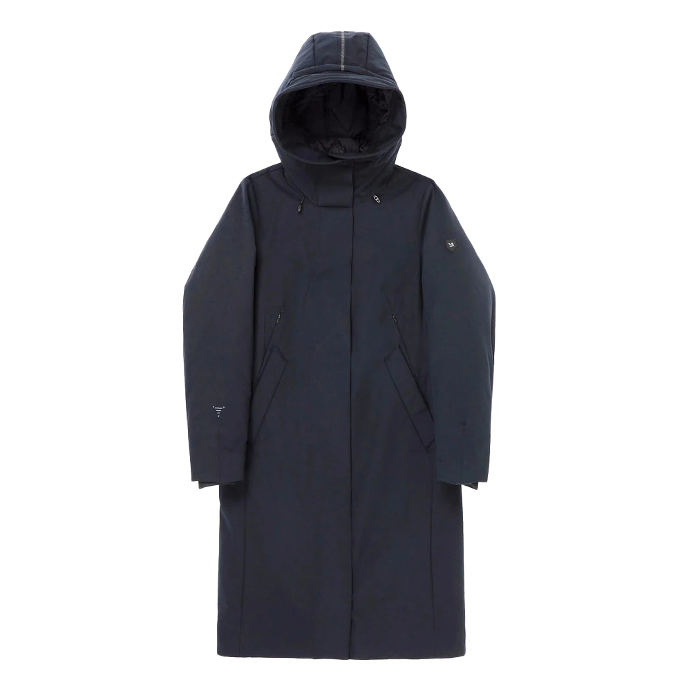 Krakatau Stedelijke Regen Parka Gaia Zwart Black Dames
