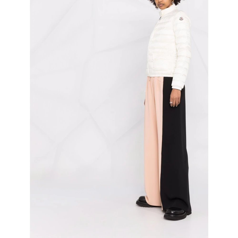 Moncler Gewatteerde donsjas wit Beige Dames