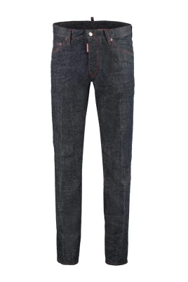 Blå Denim Jeans Cool Guy Stil