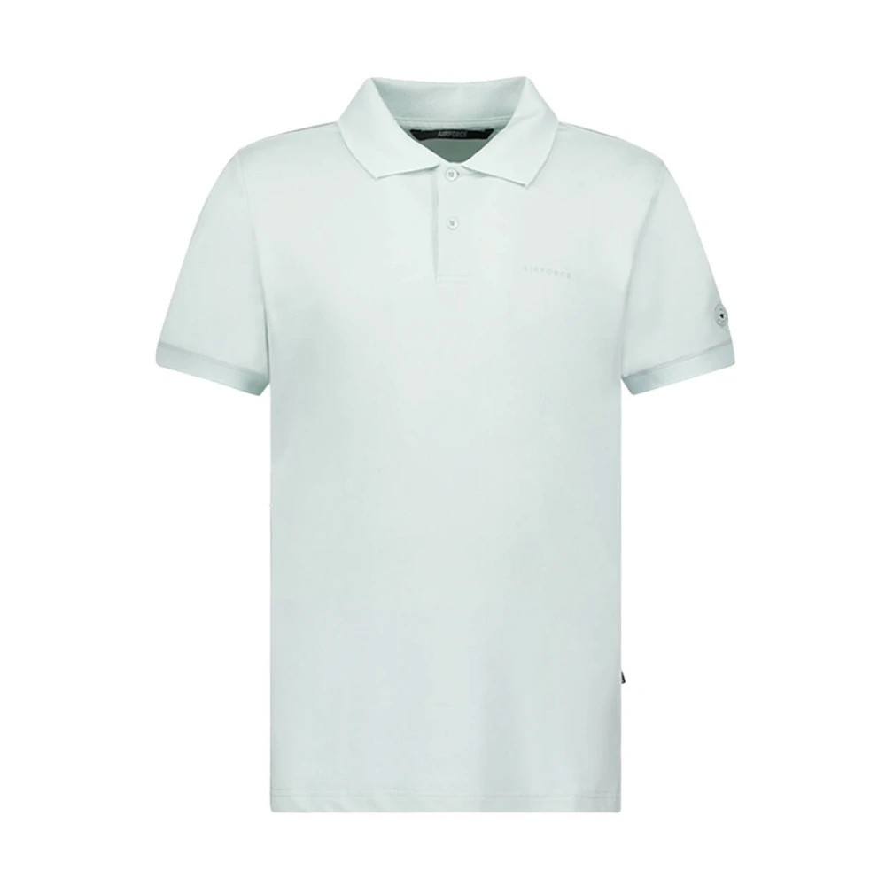 Airforce Polo Shirt met TTT Badge Blue Heren