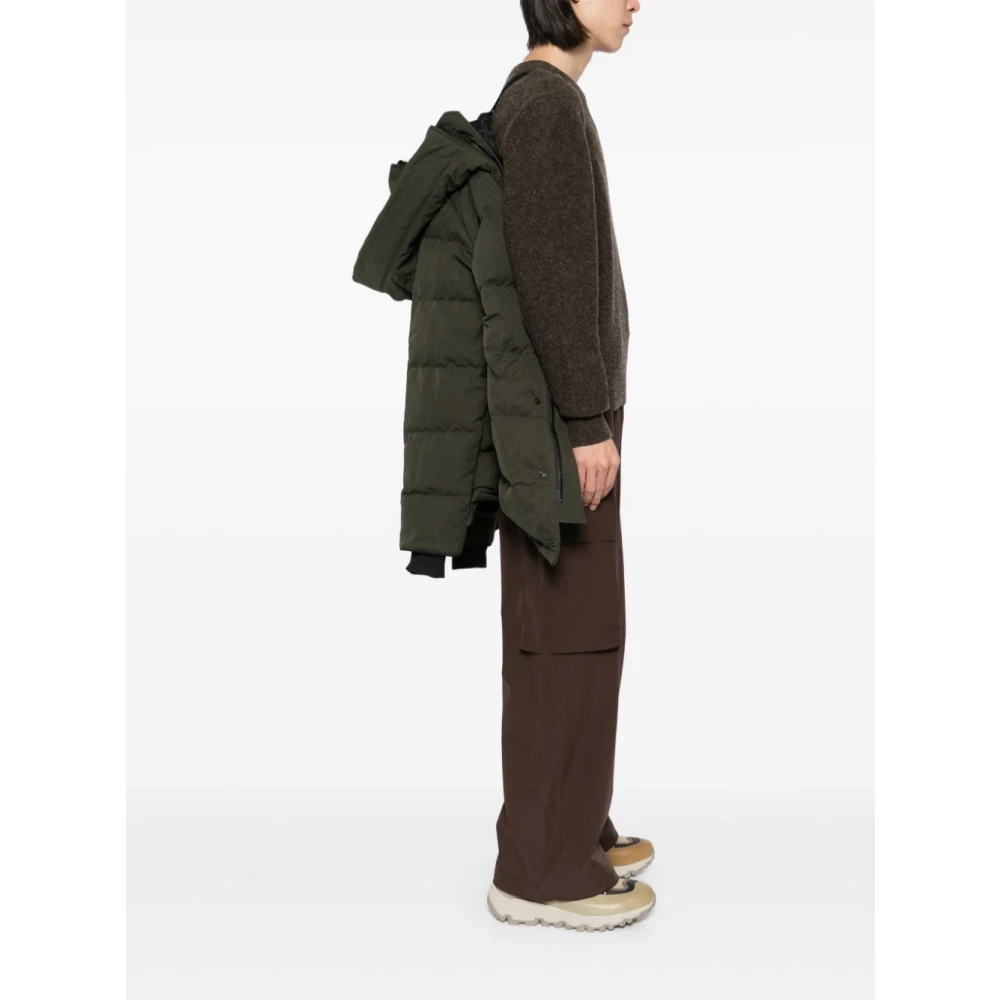 Canada Goose Groene Parka Jas met Capuchon Green Heren