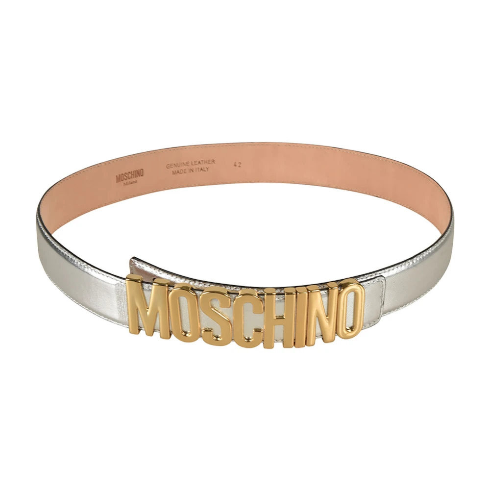 Moschino Stijlvolle Riemencollectie Gray Dames