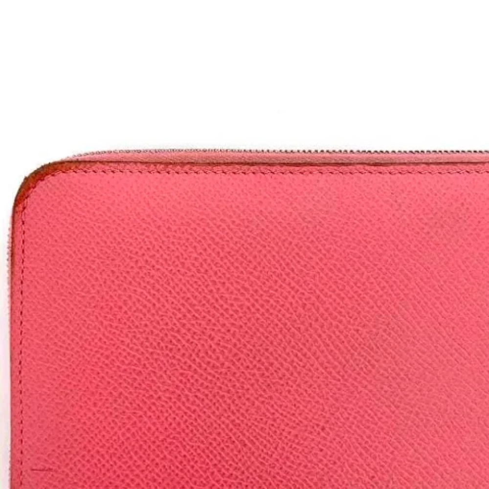 Hermès Vintage Pre-owned Canvas wallets Pink Dames