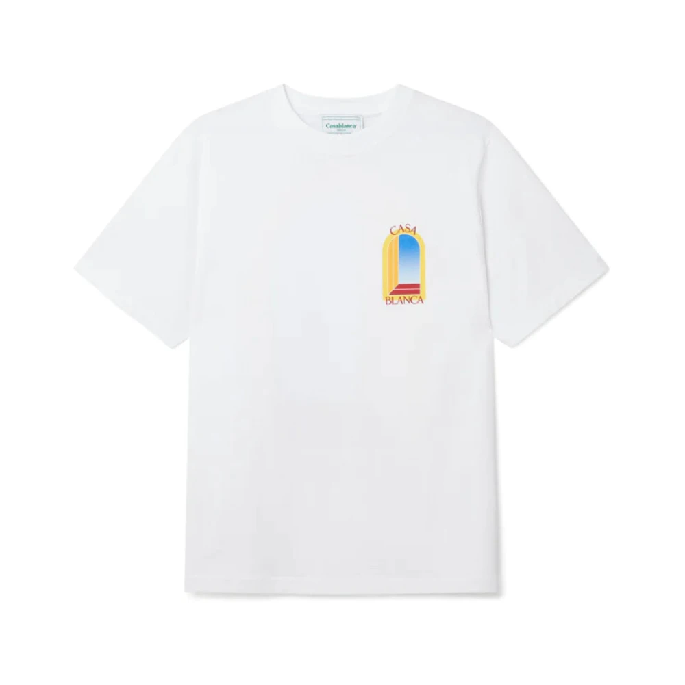 Casablanca Men's White Larche De Jour T-Shirt