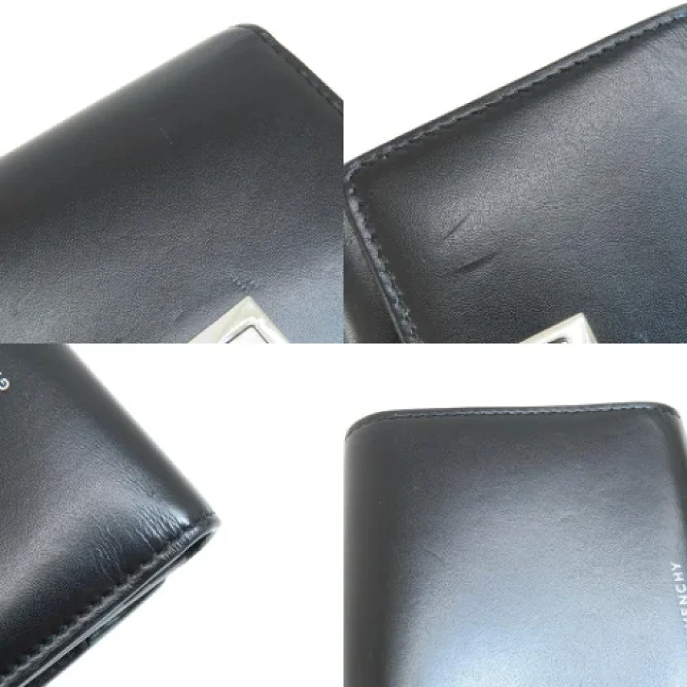 Givenchy Pre-owned Leather wallets Black Dames