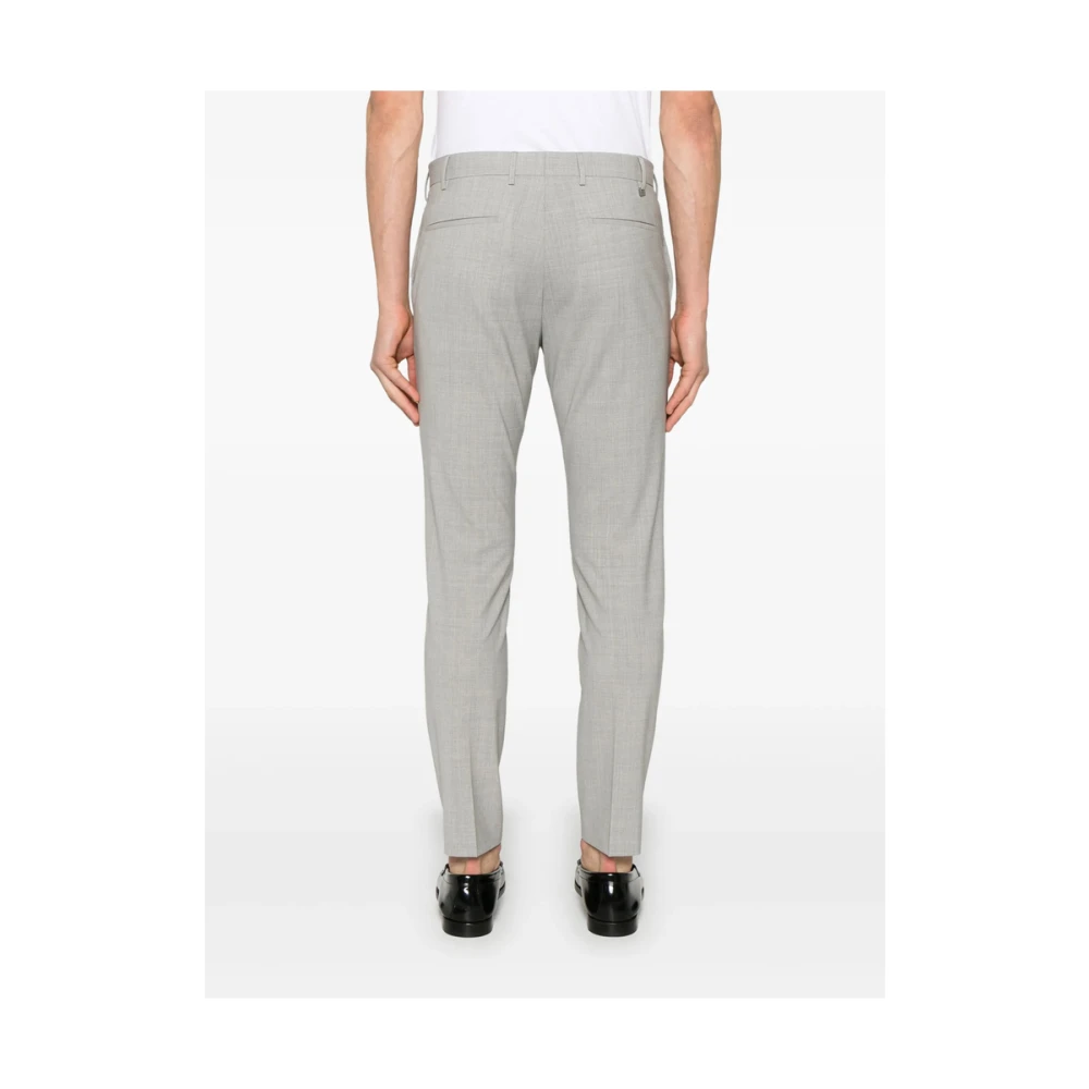 Pt01 Grijze Slim Fit Broek Gray Heren