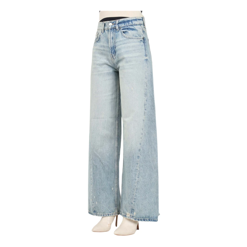 Only Wijde Pijp Denim Jeans Blue Dames