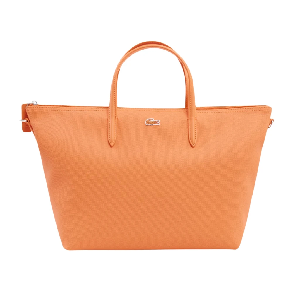 Lacoste Orange Small L.12.12 Concept Tote