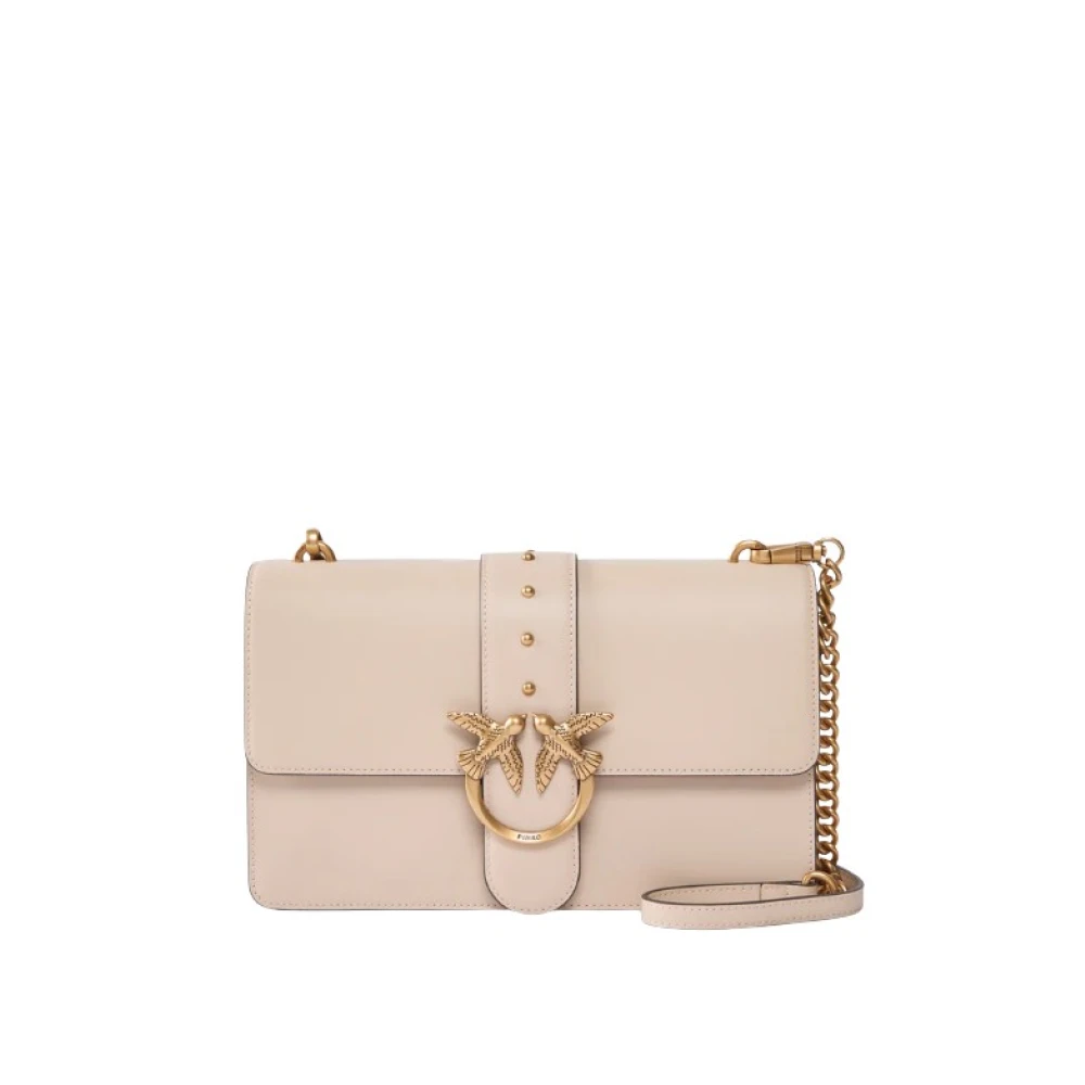 Pinko Women's Beige Love Bag One Medium Handbag