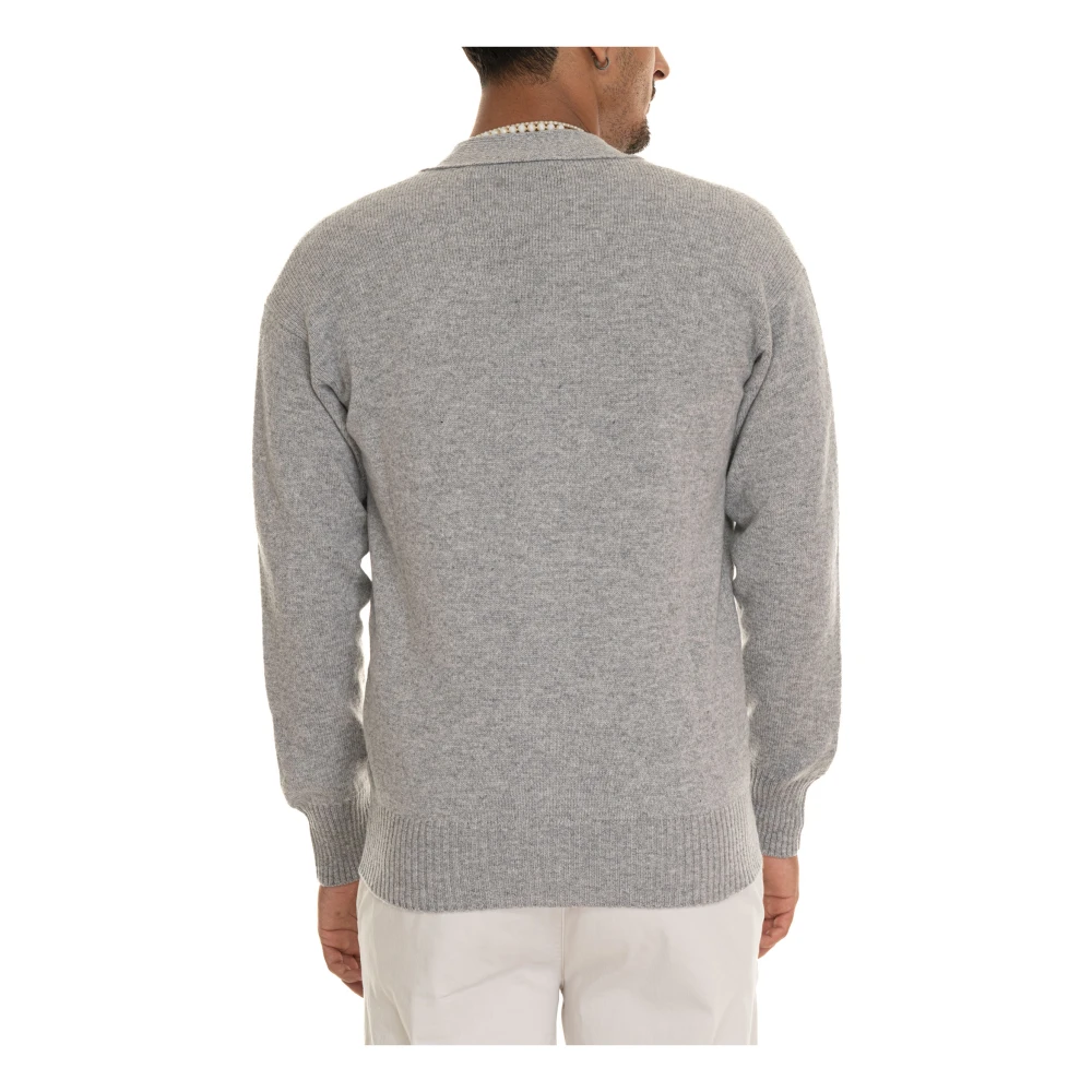 Gran Sasso Stijlvol Gebreid Vest Brown Heren