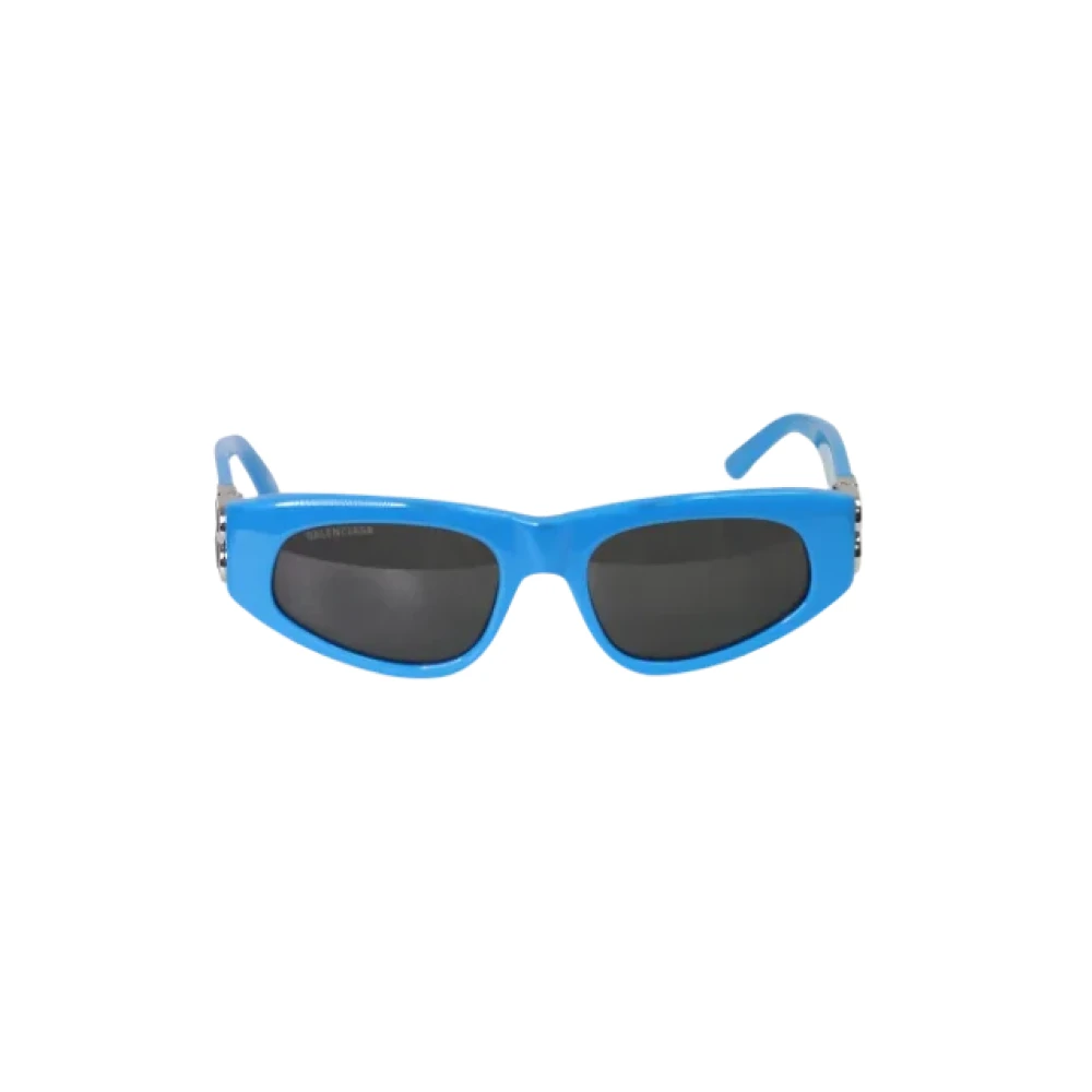 Balenciaga Vintage Pre-owned Plastic sunglasses Blue Dames