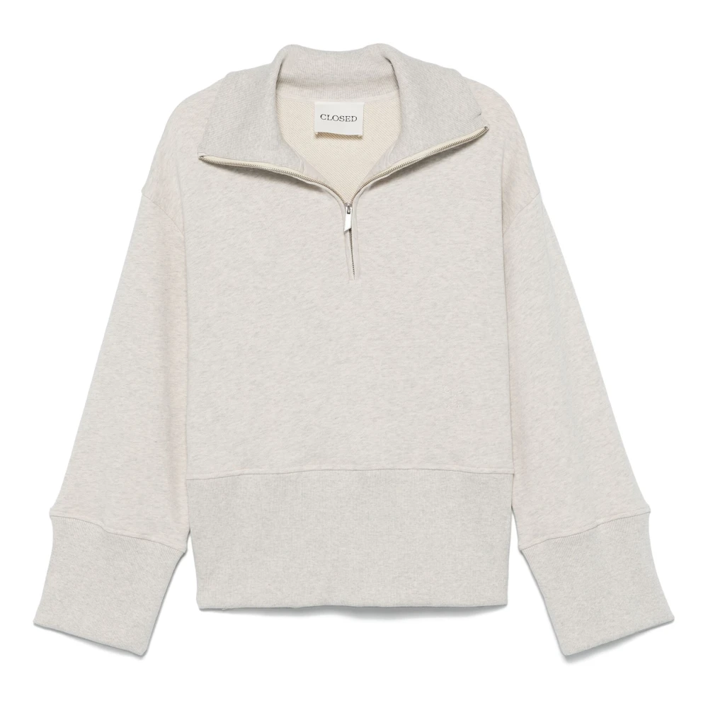 Beige Half Zip Longsleeve