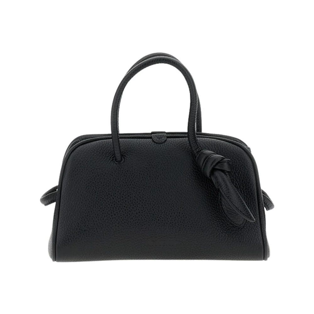 Jacquemus Black Small Soft Bowling Bag - Female - Handbags - One Size - Bags