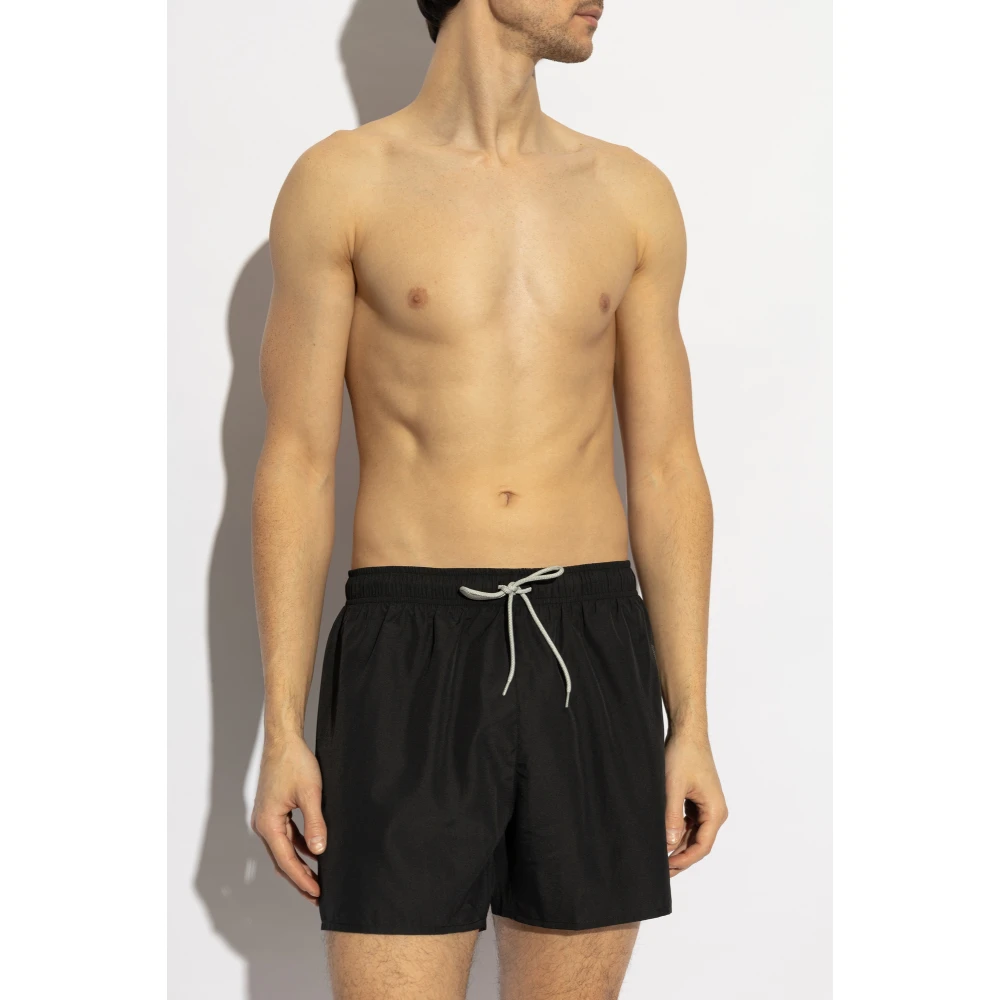 Emporio Armani EA7 Zwembroek met logo Black Heren