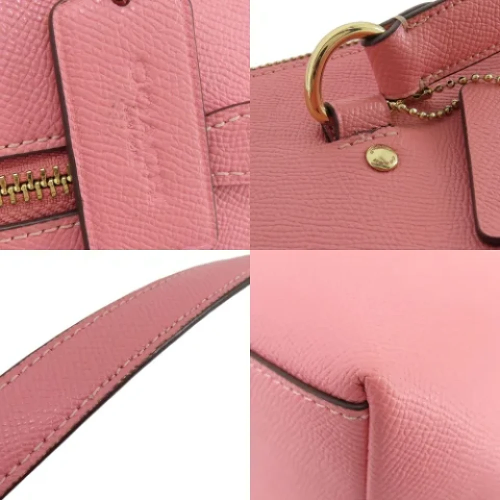 Coach Pre-owned Leather totes Pink Dames