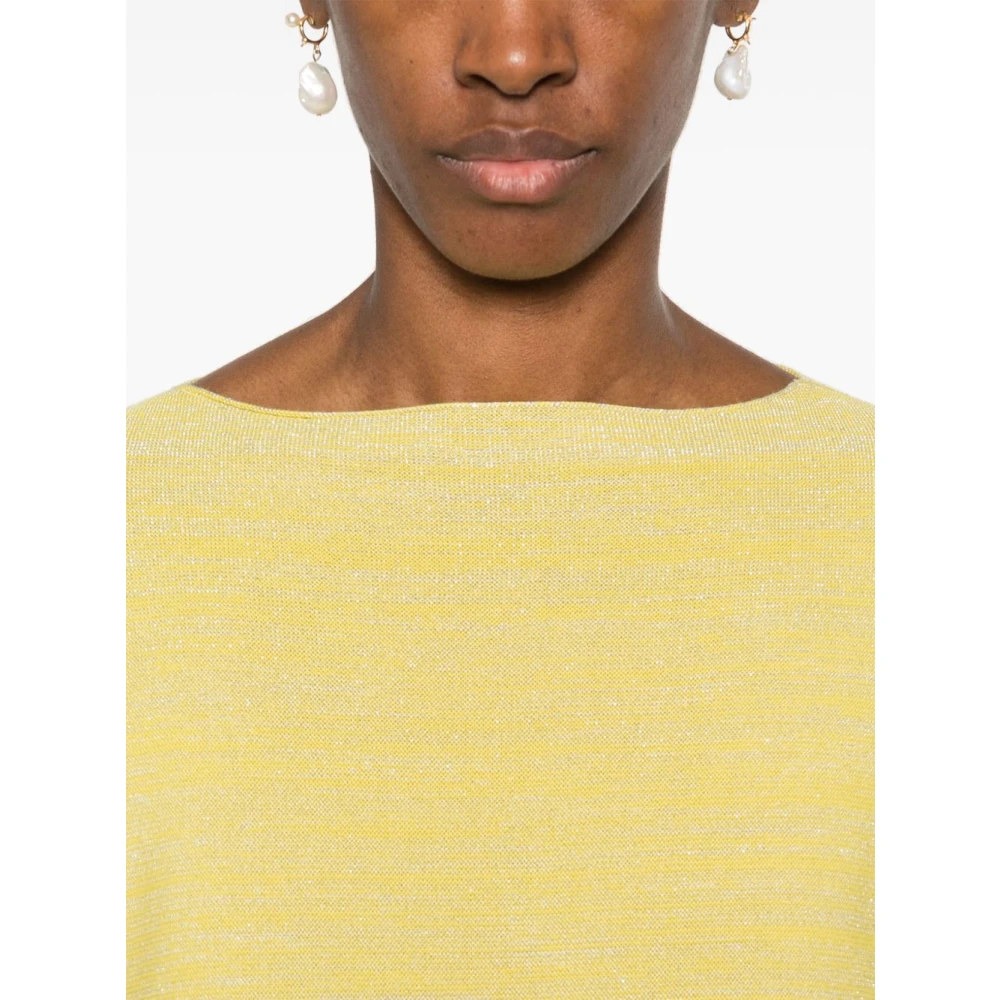 Fabiana Filippi Pistachio Lurey Sweater Yellow Dames