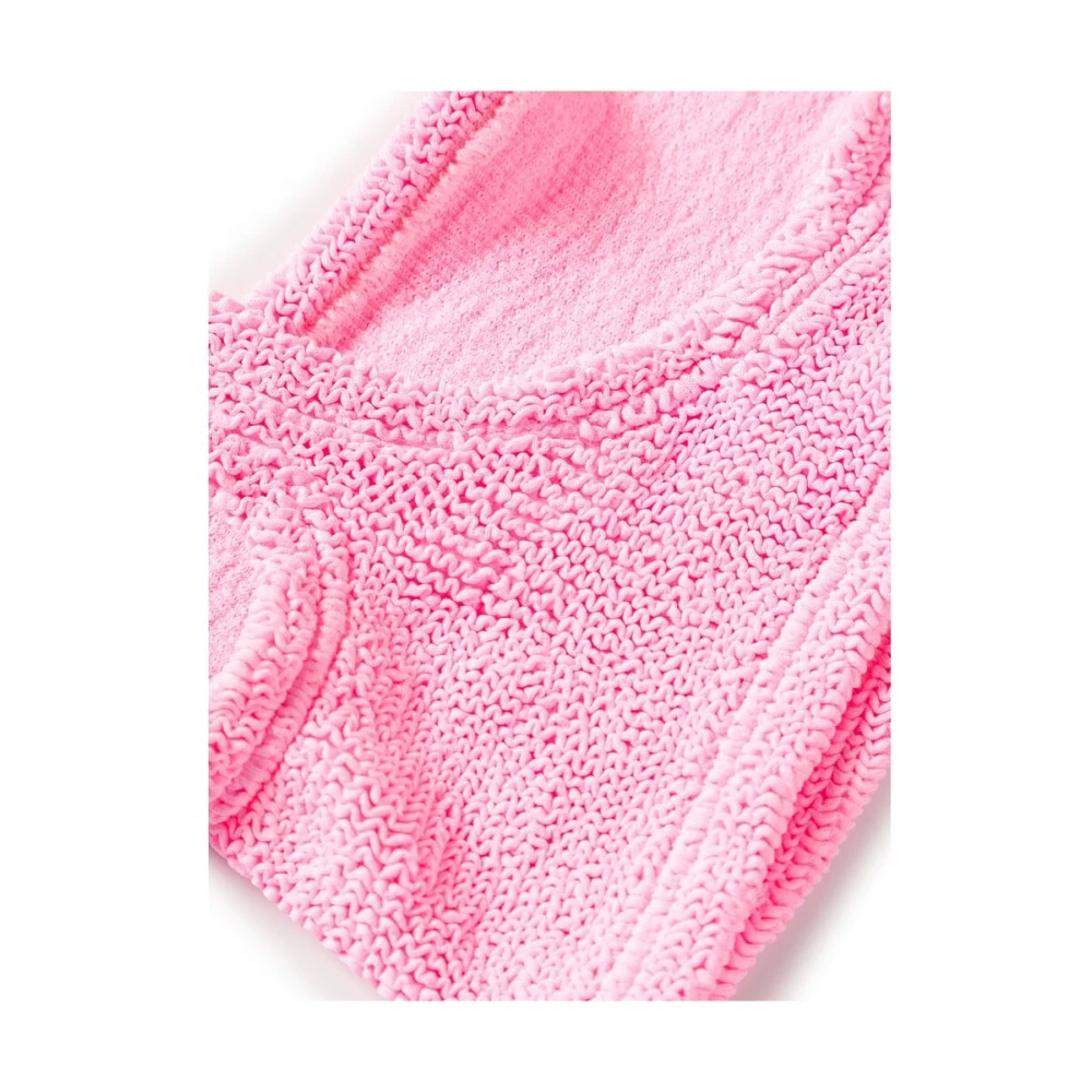 Hunza G Bubblegum Pink Beachwear Set Pink Dames