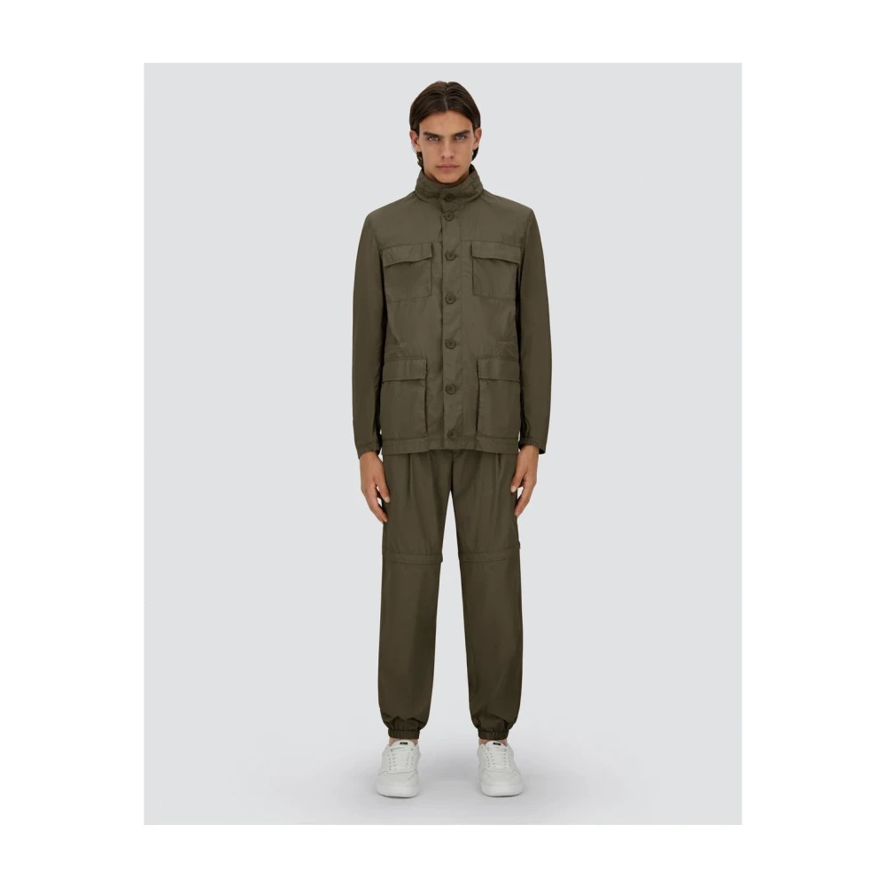Herno Lichtgewicht Field Jacket Green Heren