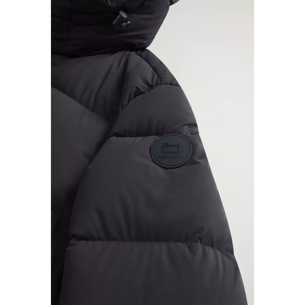 Woolrich Black Down Jacket Sierra Supreme Black Heren