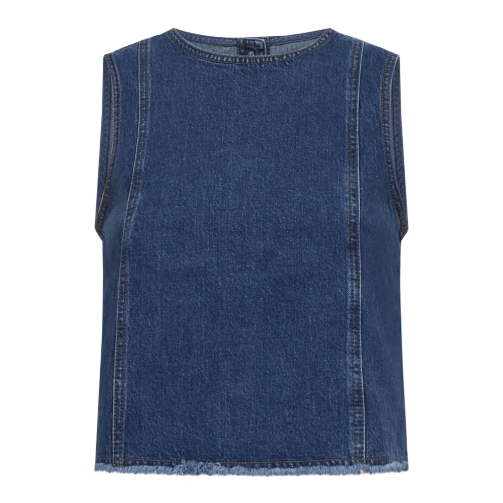 BAUM UND PFERDGARTEN Stijlvolle Top met Paardenprint Blue Dames
