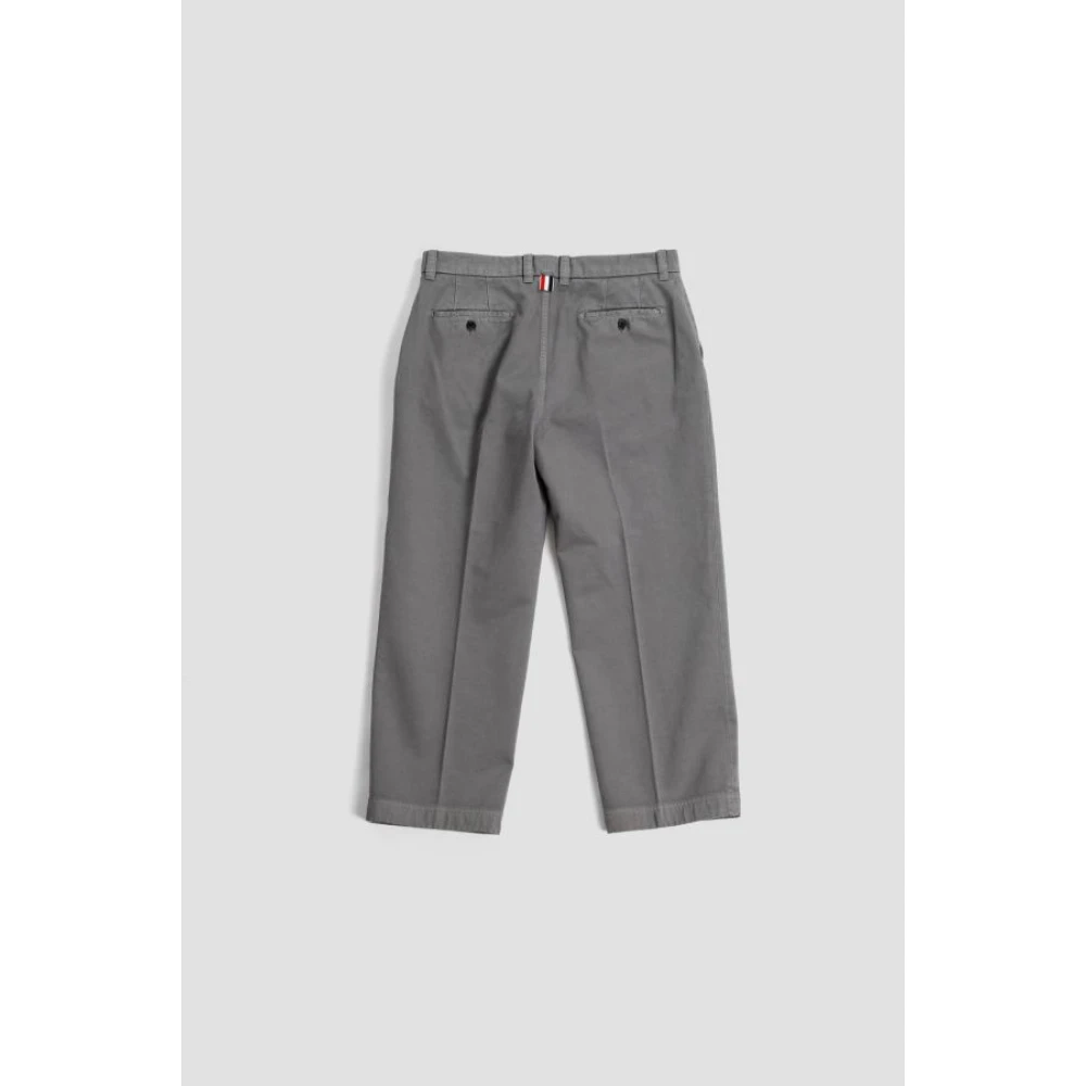 Thom Browne Grijze Utility Chino Broek Gray Heren