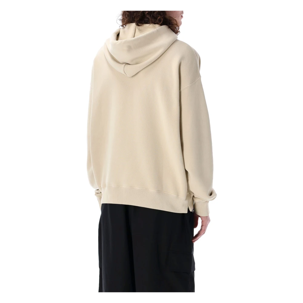 Off White Skate Hoodie voor Putti Stijl Beige Heren
