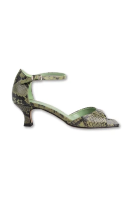 Ormtryck klack sandal