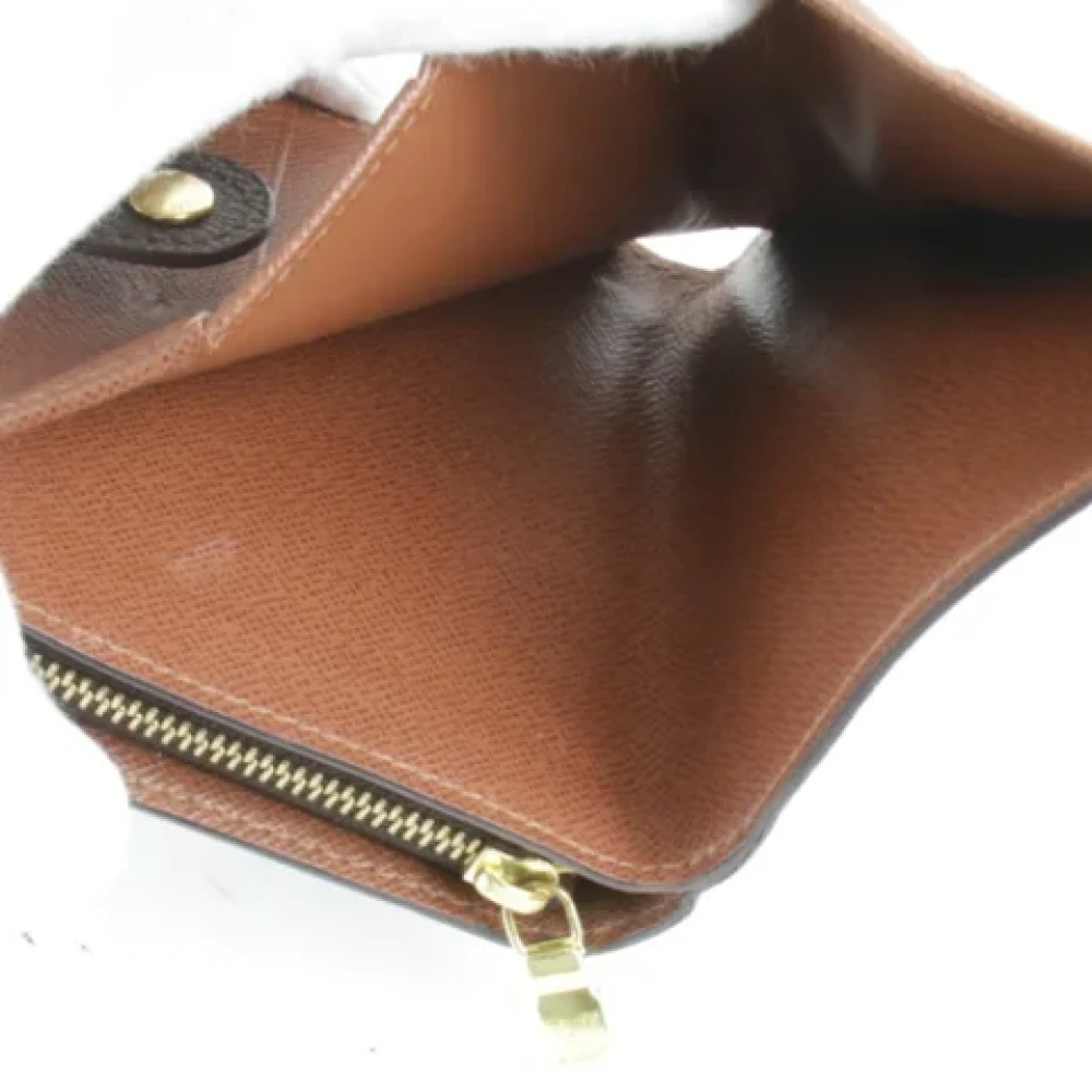 Louis Vuitton Vintage Pre-owned Canvas wallets Brown Dames