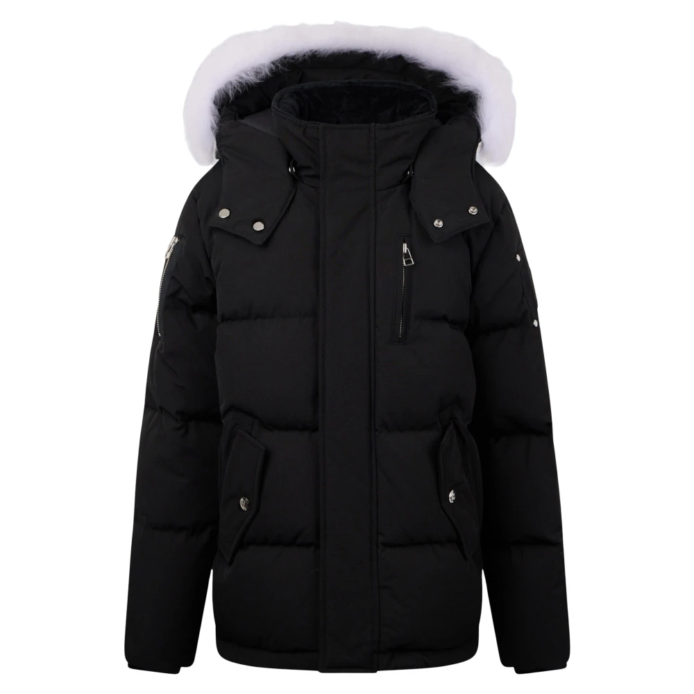 Moose Knuckles Men's Black 3Q Down Padded Puffer Jacket