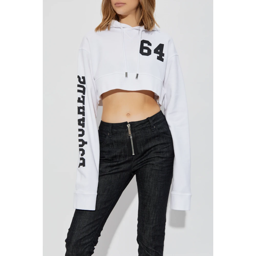 Dsquared2 Hoodie White Dames