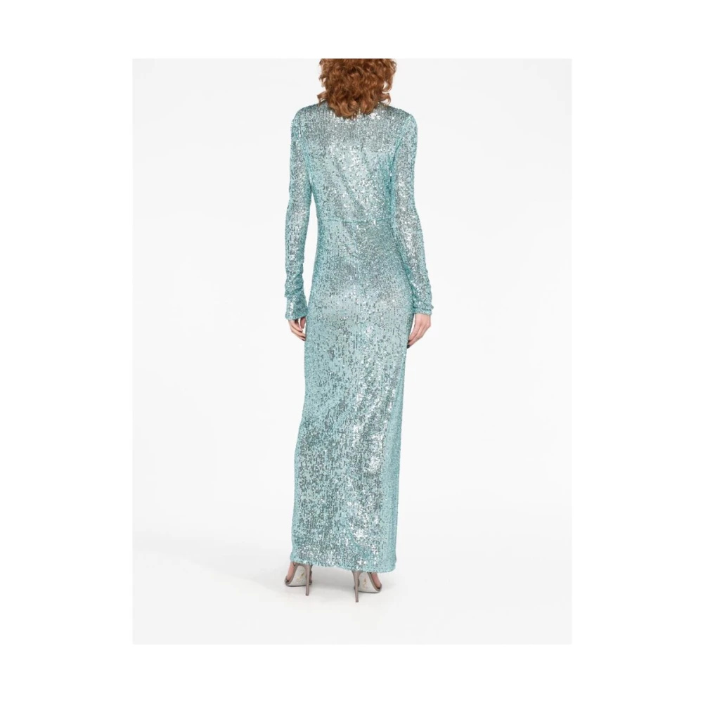 Nervi Maxi Dresses Blue Dames