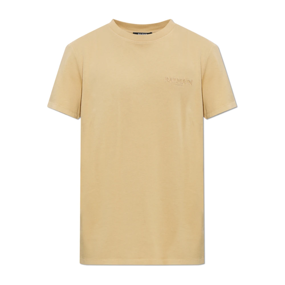 Balmain Uomo Giallo - T-Shirt Vintage Ricamata - Tops - 2XL - Immagine 1