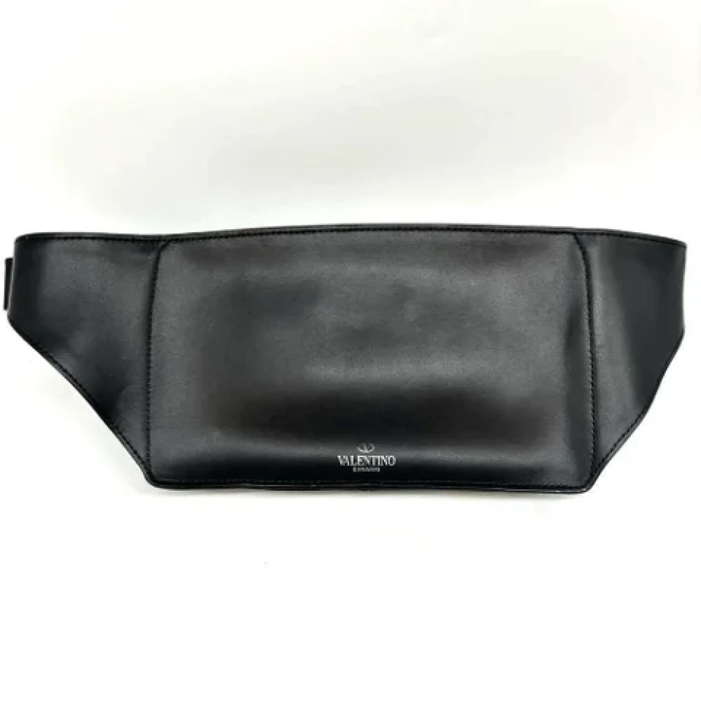 Valentino Vintage Pre-owned Leather crossbody-bags Black Dames