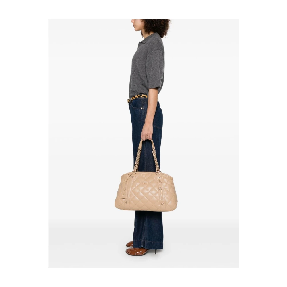 Liu Jo Kameel Shopper Tas Beige Dames