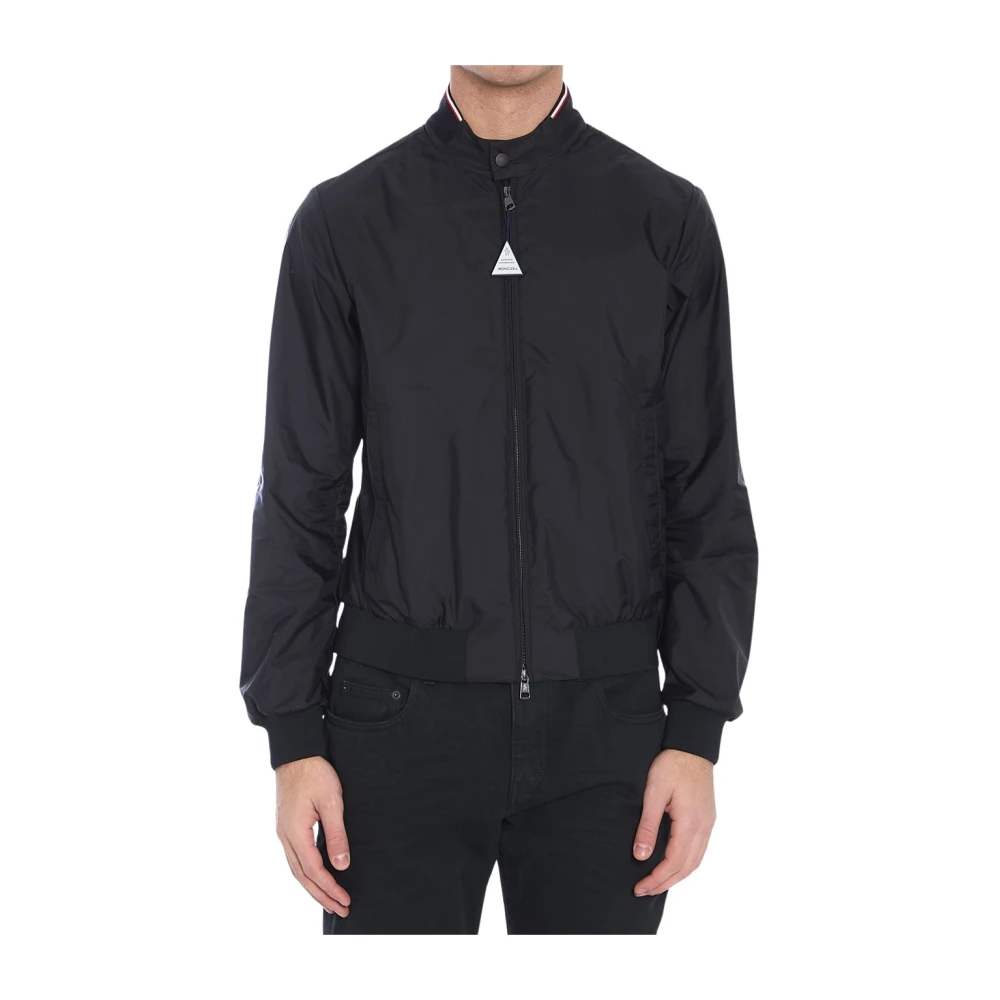 Moncler Men's Black Reppe Rain Jacket