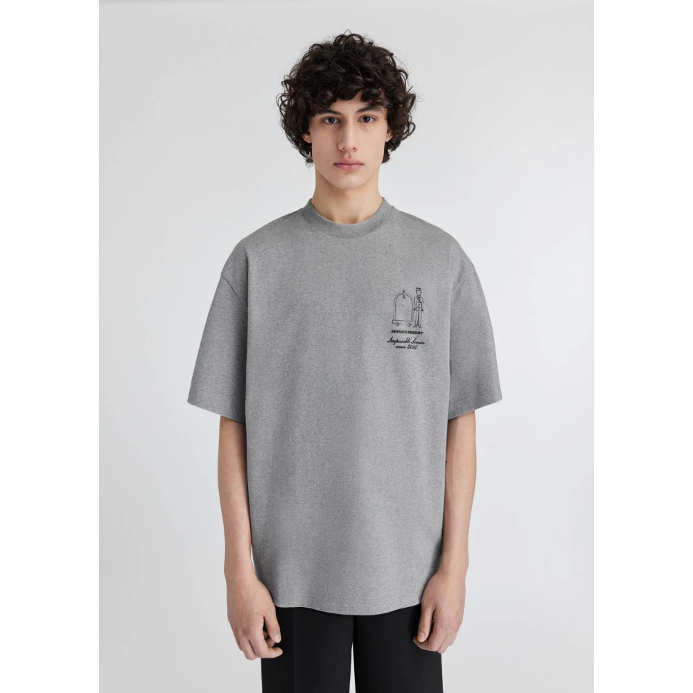 Axel Arigato Resort T-shirt Gray Heren