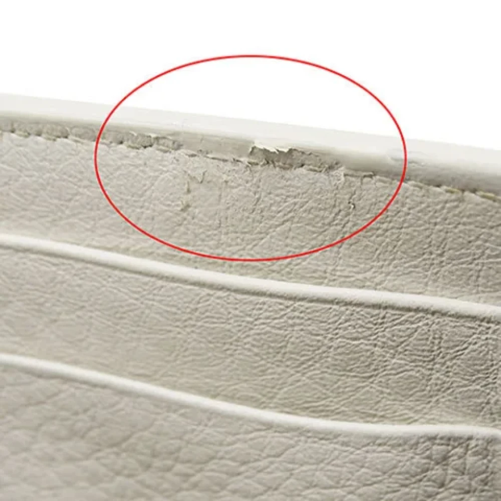 Balenciaga Vintage Pre-owned Leather wallets White Dames