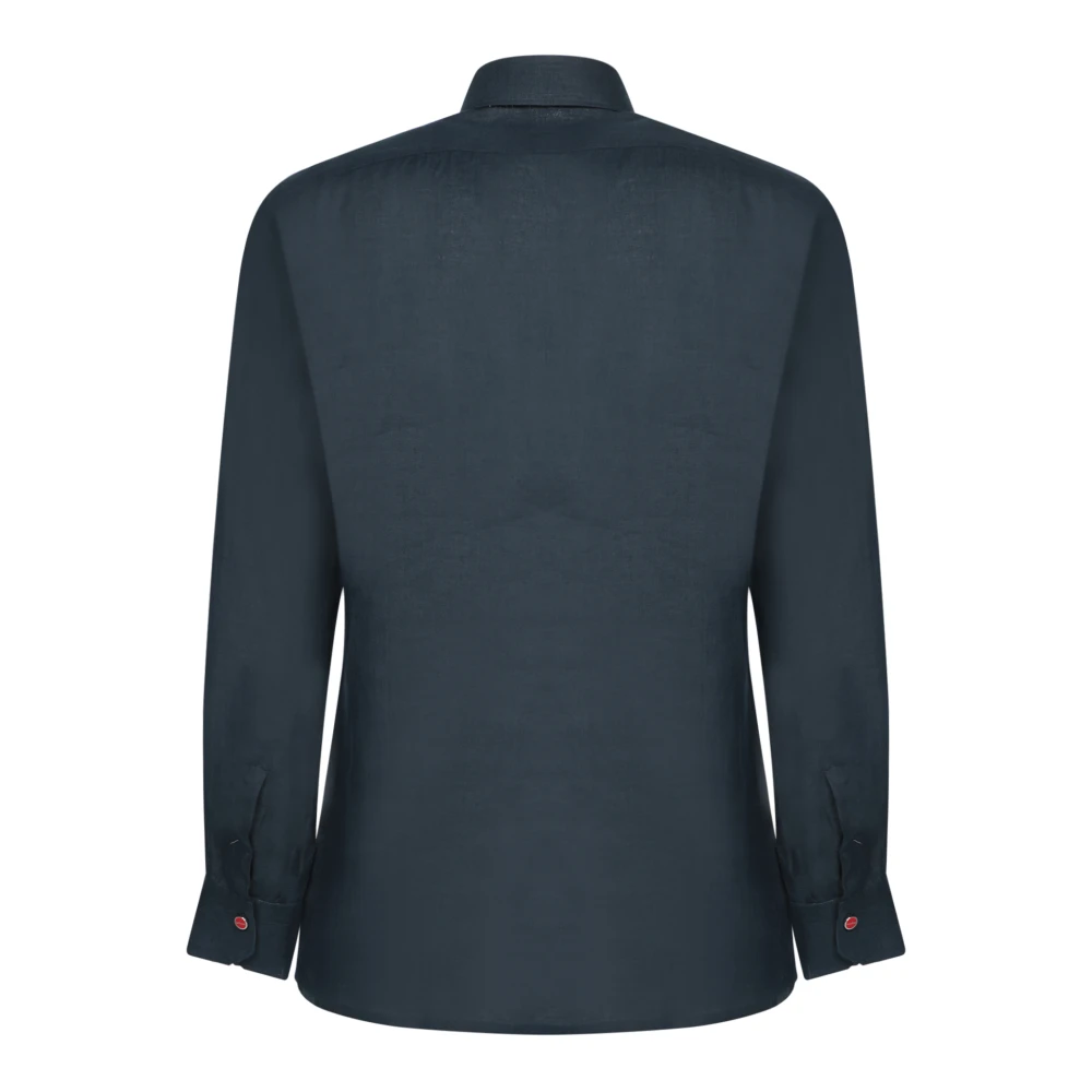 Kiton Blauw Poloshirt Stijlvol Klassiek Blue Heren