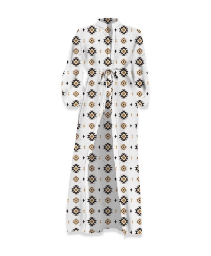 robe-longue-a-motif-pour-femme