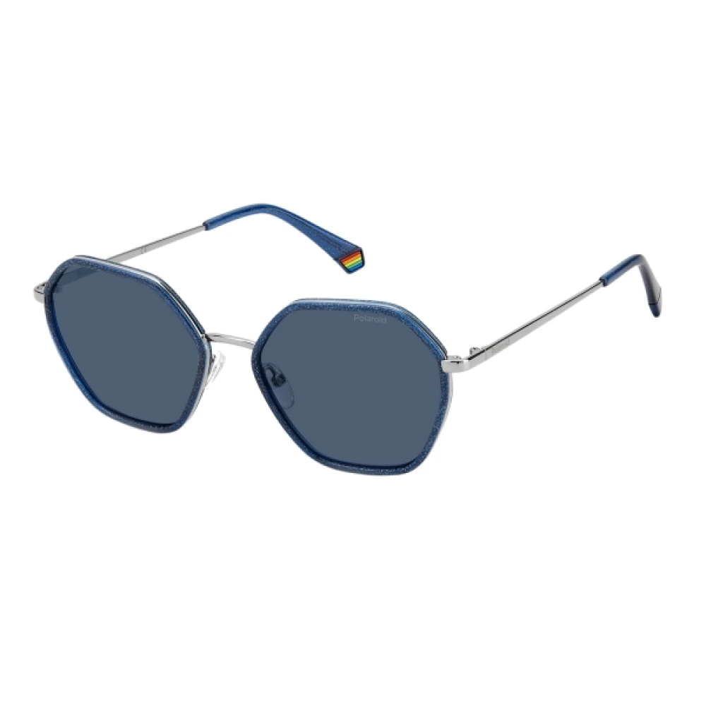 Polaroid Women's Blue Plastic Womans Sunglass