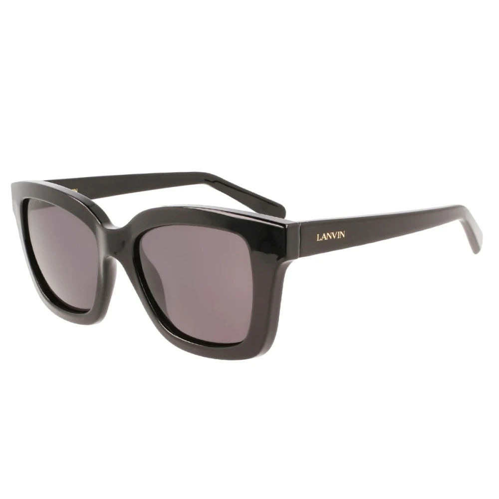 Lanvin Women's Black Square Acetate Sunglasses - Sunglasses - One Size - Accessories