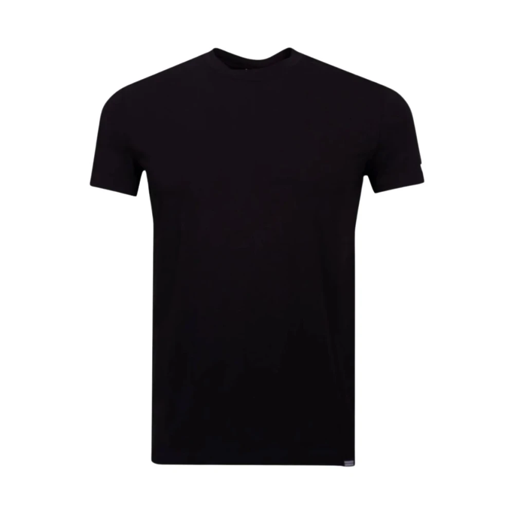 Dsquared2 Men's Black T-Shirts, 2XL, Short Sleeve T-Shirt Urban Style