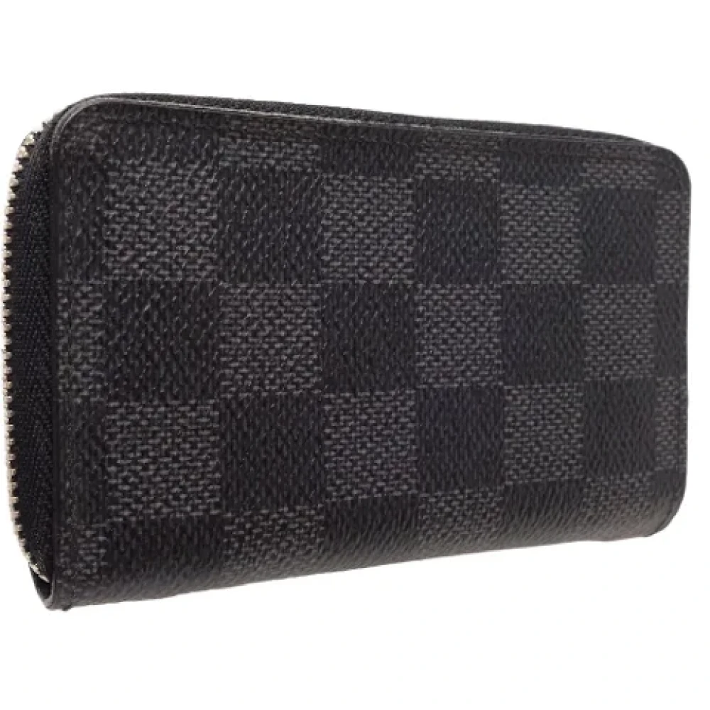 Louis Vuitton Vintage Pre-owned Canvas wallets Gray Dames