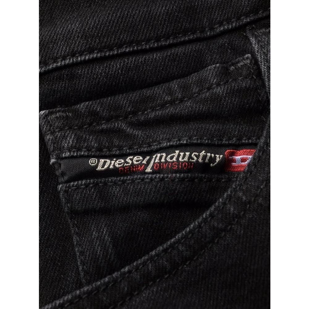 Diesel Casual Skinny Jeans in Zwart Black Dames