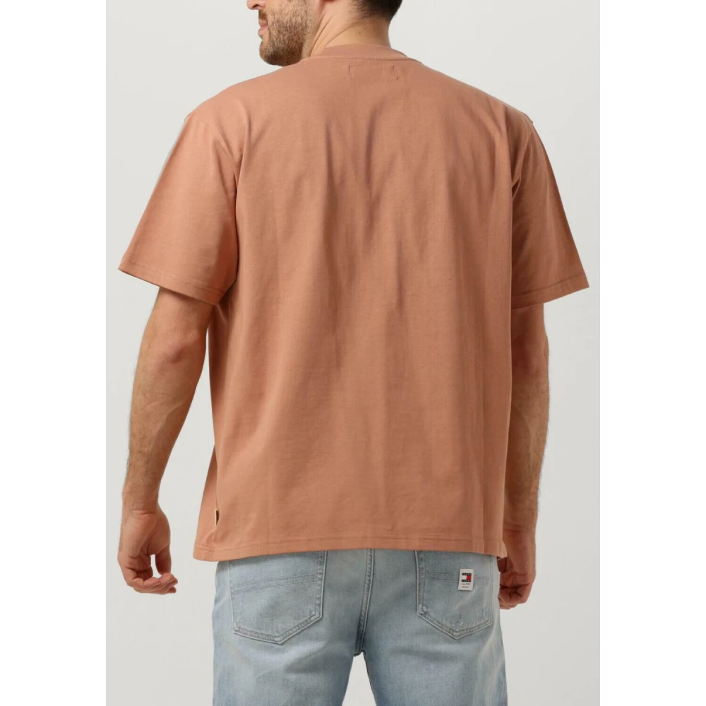 Woodbird Heren Polo & T-shirts Wbbaine Day Tee Brown Heren