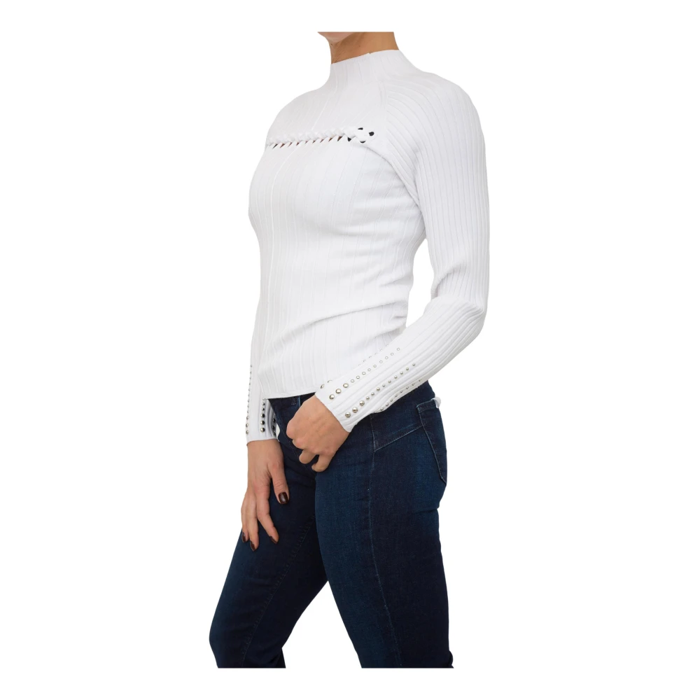 Liu Jo Witte Trui met Moderne Stijl White Dames