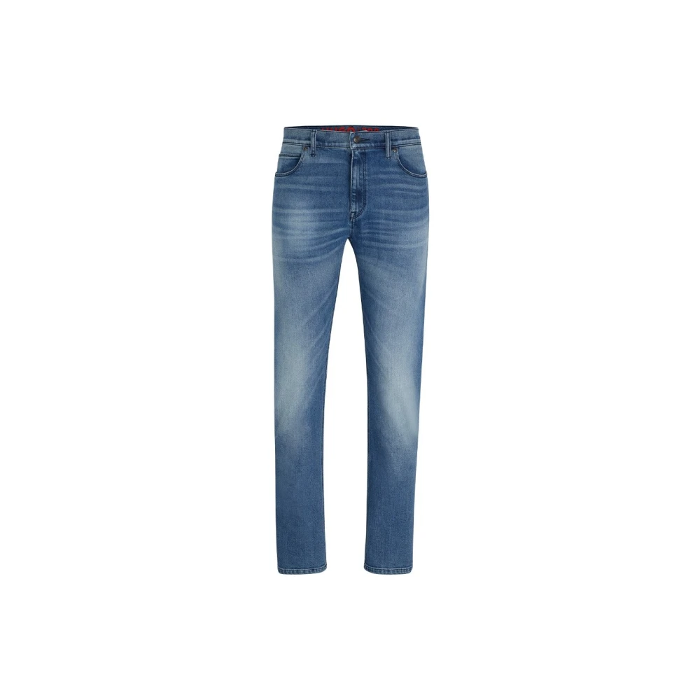 Hugo Boss Snygga Denim Jeans för Män Blue, Herr